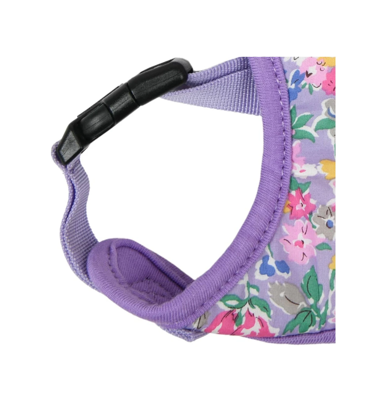 HA1959 Harnais Motif Fleuri Mauve Lita Puppia 7 HA1959 Harnais Motif Fleuri Mauve Lita Puppia – Image 7