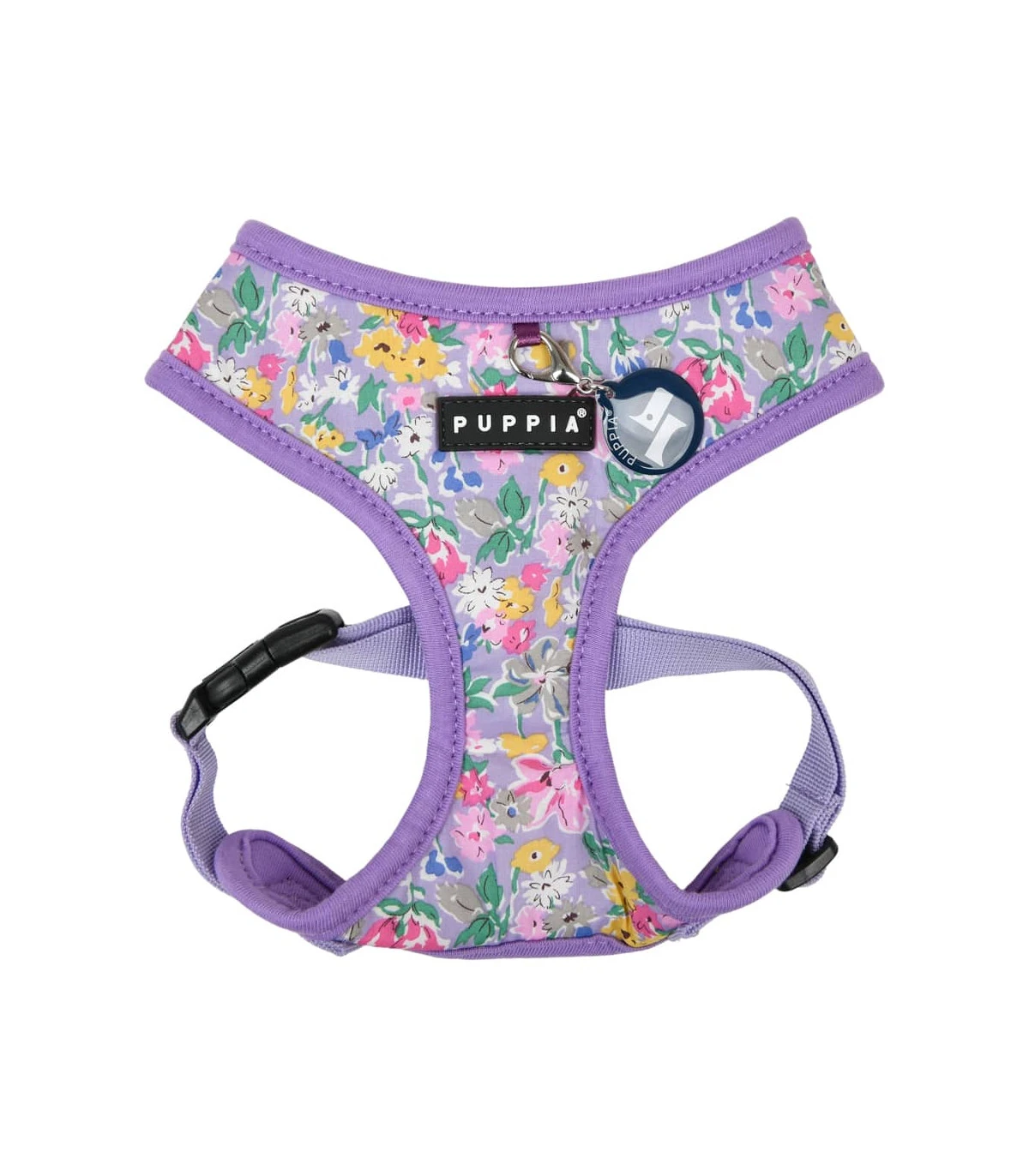 HA1959 Harnais Motif Fleuri Mauve Lita Puppia 1 HA1959 Harnais Motif Fleuri Mauve Lita Puppia