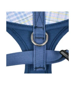 HA1965 Harnais À Carreaux Bleu Luke Puppia -Animaux Amour Promos Boutique ha1965 harnais a carreaux bleu luke puppia 5