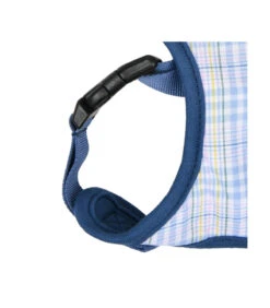 HA1965 Harnais À Carreaux Bleu Luke Puppia -Animaux Amour Promos Boutique ha1965 harnais a carreaux bleu luke puppia 6