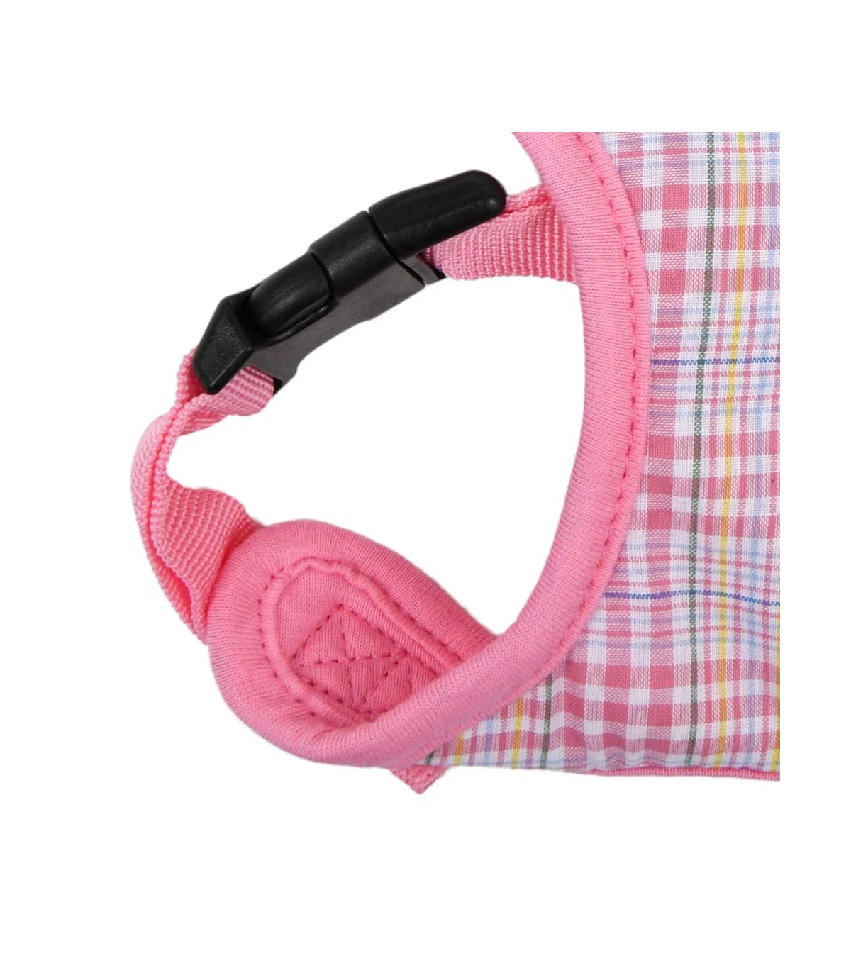 HA1965 Harnais À Carreaux Rose Luke Puppia 9 HA1965 Harnais À Carreaux Rose Luke Puppia – Image 9