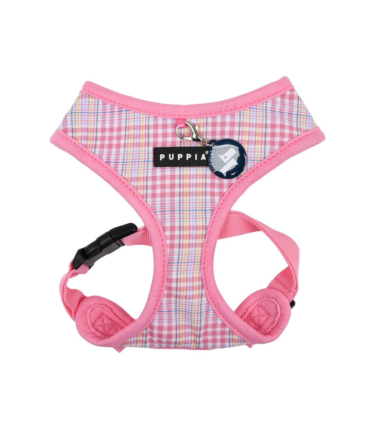 HA1965 Harnais À Carreaux Rose Luke Puppia 1 HA1965 Harnais À Carreaux Rose Luke Puppia