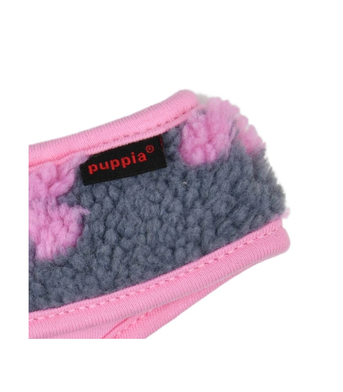 HA1975 Harnais Doudou Façon Mouton Imprimé Fleurs Grises Et Roses Ren Puppia 6 HA1975 Harnais Doudou Façon Mouton Imprimé Fleurs Grises Et Roses Ren Puppia – Image 6