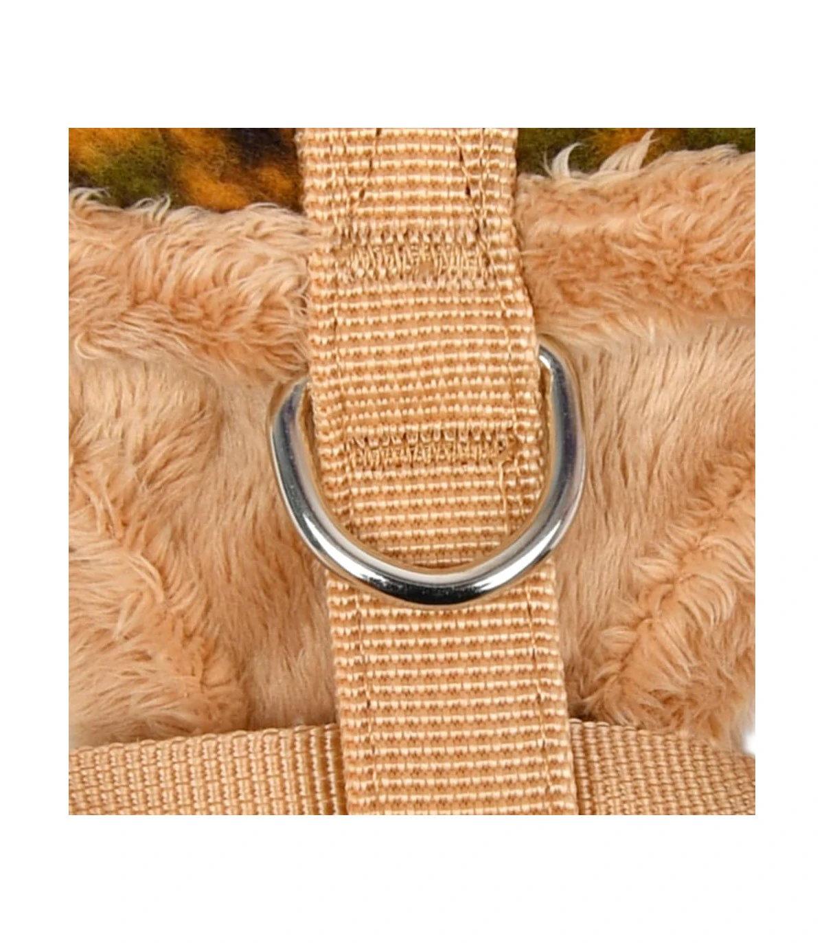 HA1985 Harnais Fourré écossais Beige Et Rouge Norman Puppia 6 HA1985 Harnais Fourré écossais Beige Et Rouge Norman Puppia – Image 6