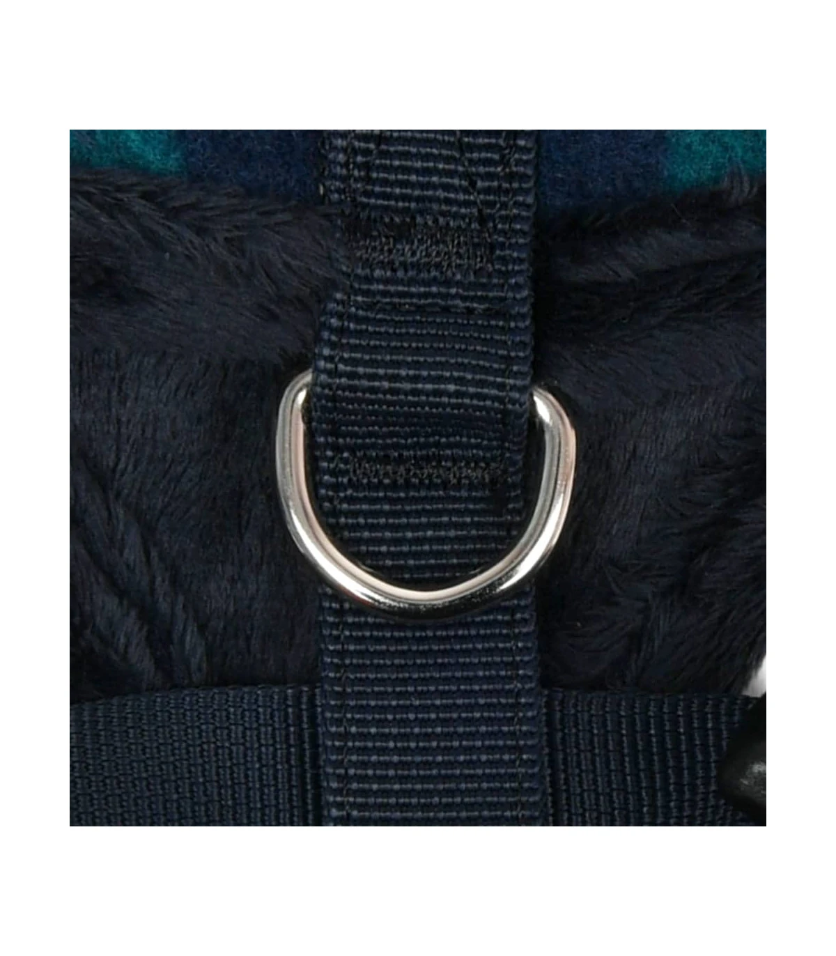 HA1985 Harnais Fourré écossais Navy Et Jaune Norman Puppia 4 HA1985 Harnais Fourré écossais Navy Et Jaune Norman Puppia – Image 4