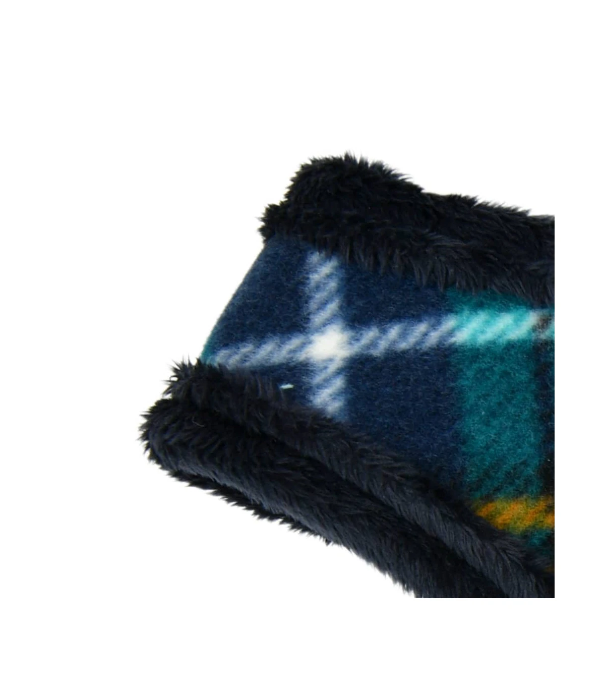 HA1985 Harnais Fourré écossais Navy Et Jaune Norman Puppia 6 HA1985 Harnais Fourré écossais Navy Et Jaune Norman Puppia – Image 6