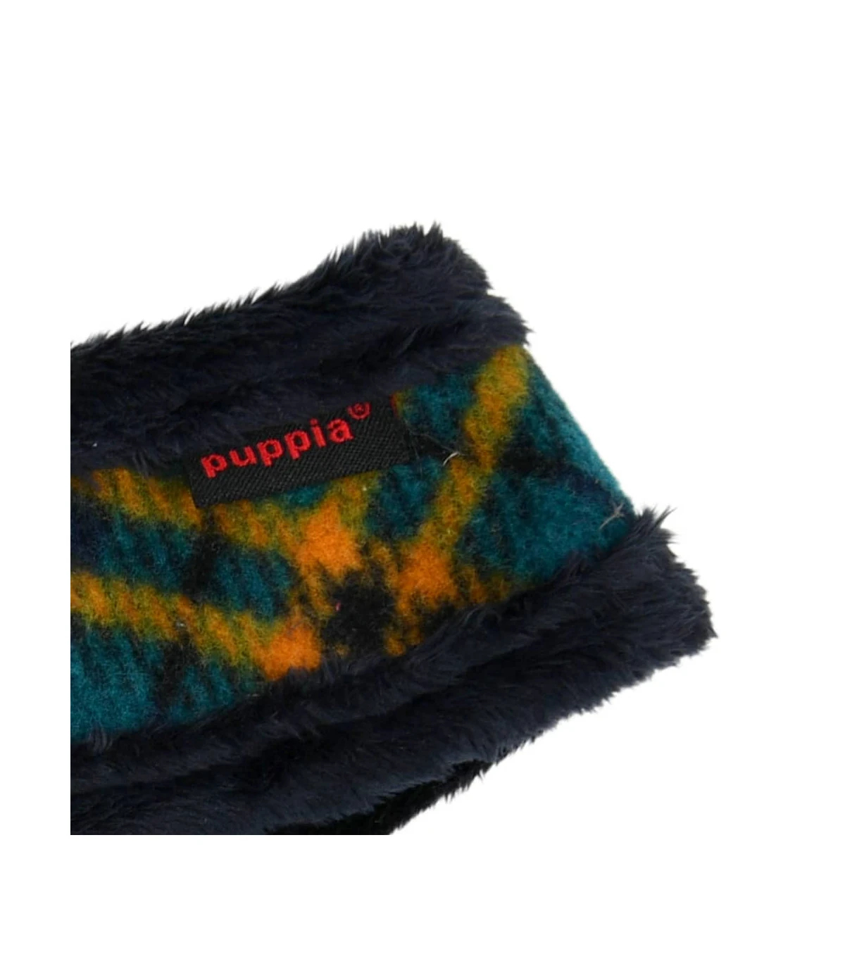 HA1985 Harnais Fourré écossais Navy Et Jaune Norman Puppia 7 HA1985 Harnais Fourré écossais Navy Et Jaune Norman Puppia – Image 7