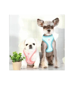 HA7656 Harnais En Tissu Vichy Rose Alaia Pinkaholic -Animaux Amour Promos Boutique ha7656 harnais en tissu vichy rose alaia pinkaholic 1 3