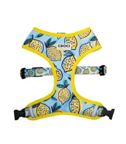 Harnais En Tissu Réversible Et Réglable Imprimé Citron Lemons Croci