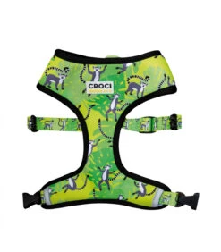 Harnais En Tissu Réversible Et Réglable Imprimé Lémurien Croci