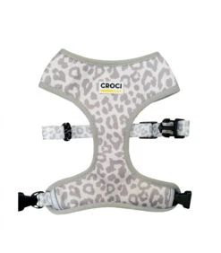 Harnais En Tissu Réversible Et Réglable Imprimé Léopard Croci