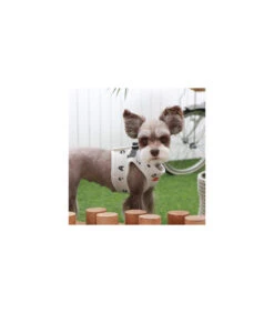 HB1532 Harnais-veste B Puppia Algo Harness White -Animaux Amour Promos Boutique hb1532 harnais veste b puppia algo harness white 2