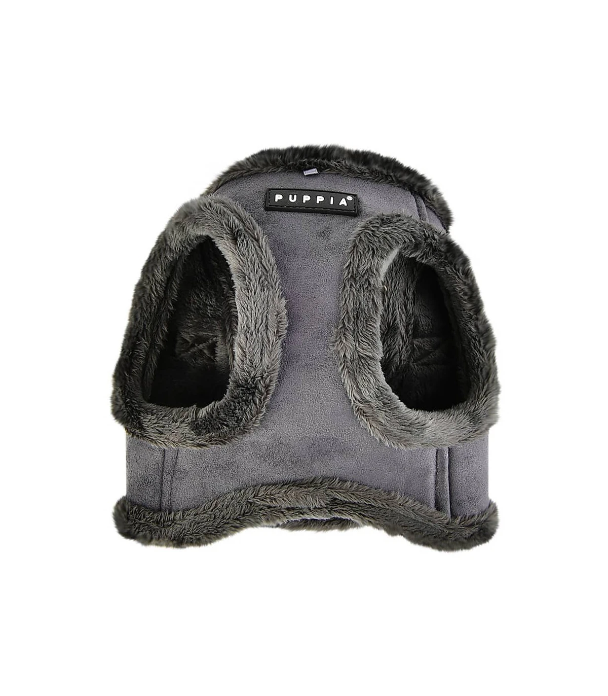 HB1661 Harnais Veste Fourré Façon Peau Peche Grey Puppia 2 HB1661 Harnais Veste Fourré Façon Peau Peche Grey Puppia – Image 2