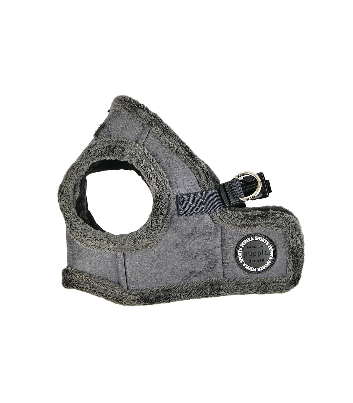 HB1661 Harnais Veste Fourré Façon Peau Peche Grey Puppia 3 HB1661 Harnais Veste Fourré Façon Peau Peche Grey Puppia – Image 3