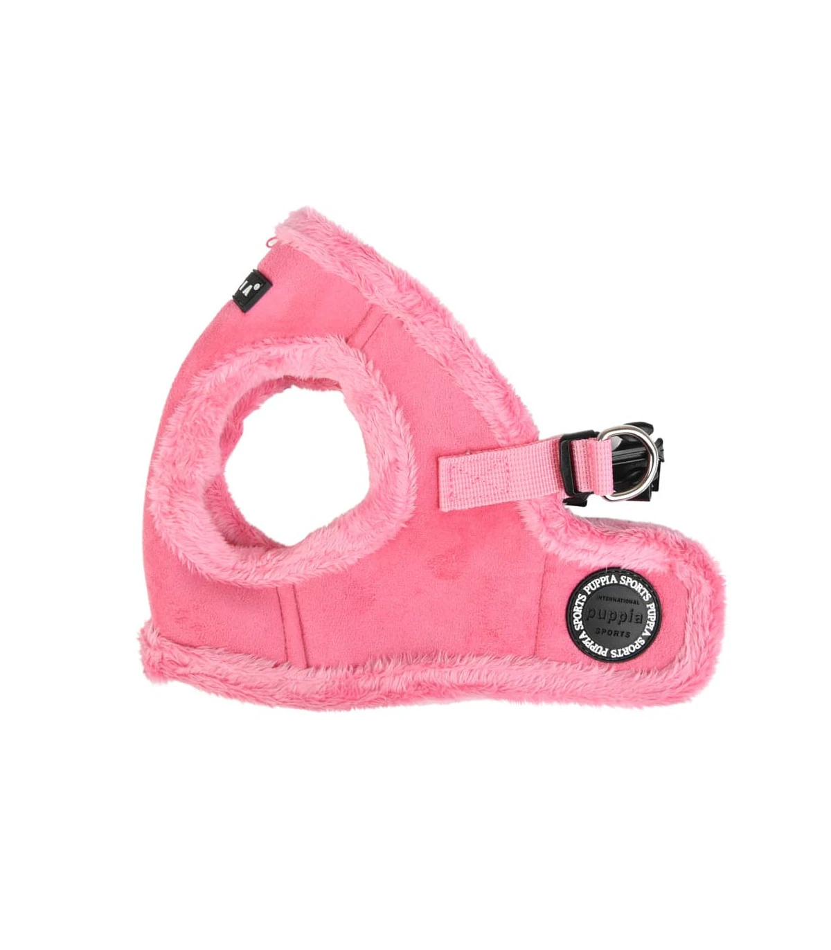 HB1661 Harnais Veste Fourré Façon Peau Peche Pink Puppia 2 HB1661 Harnais Veste Fourré Façon Peau Peche Pink Puppia – Image 2