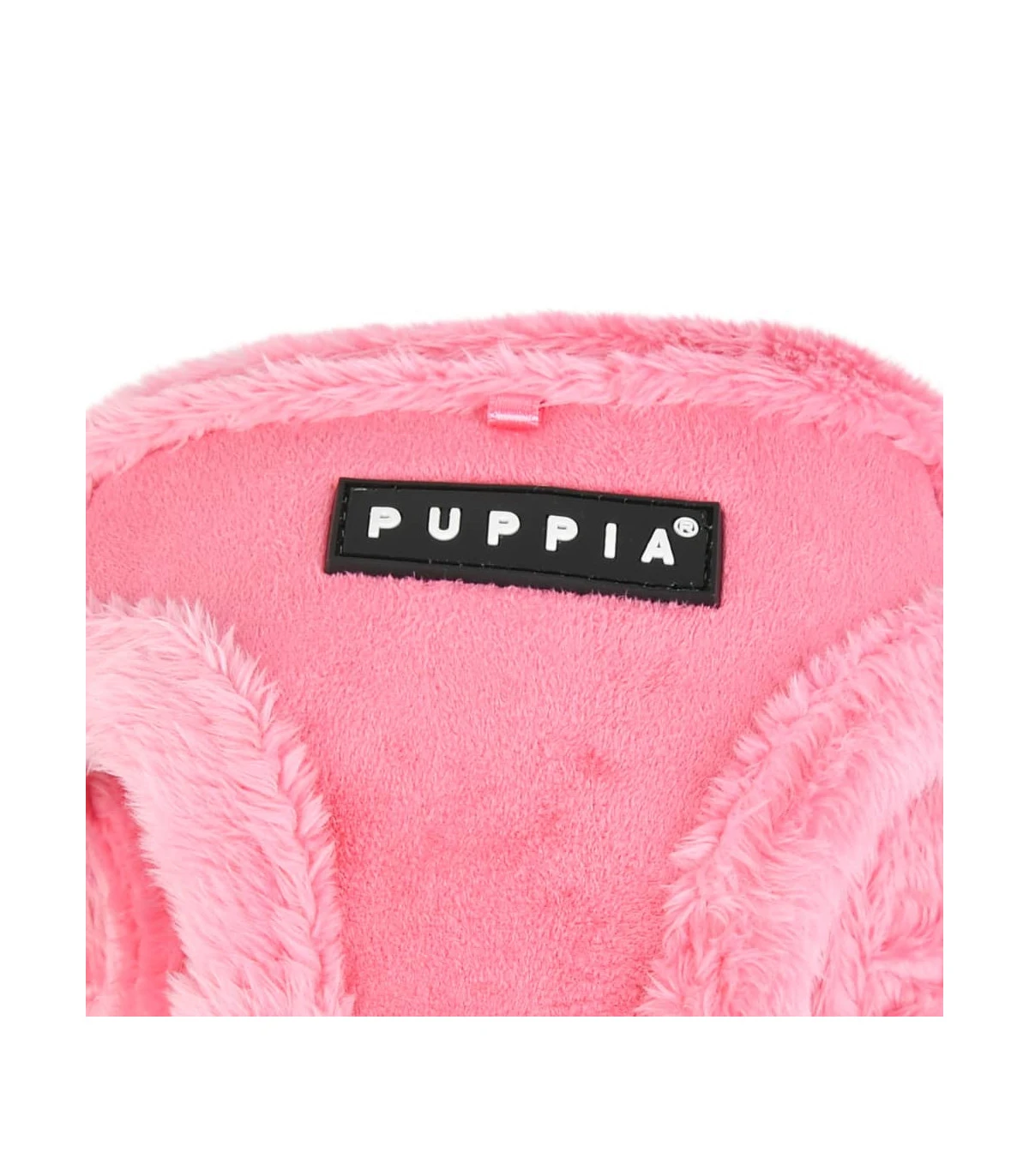 HB1661 Harnais Veste Fourré Façon Peau Peche Pink Puppia 4 HB1661 Harnais Veste Fourré Façon Peau Peche Pink Puppia – Image 4