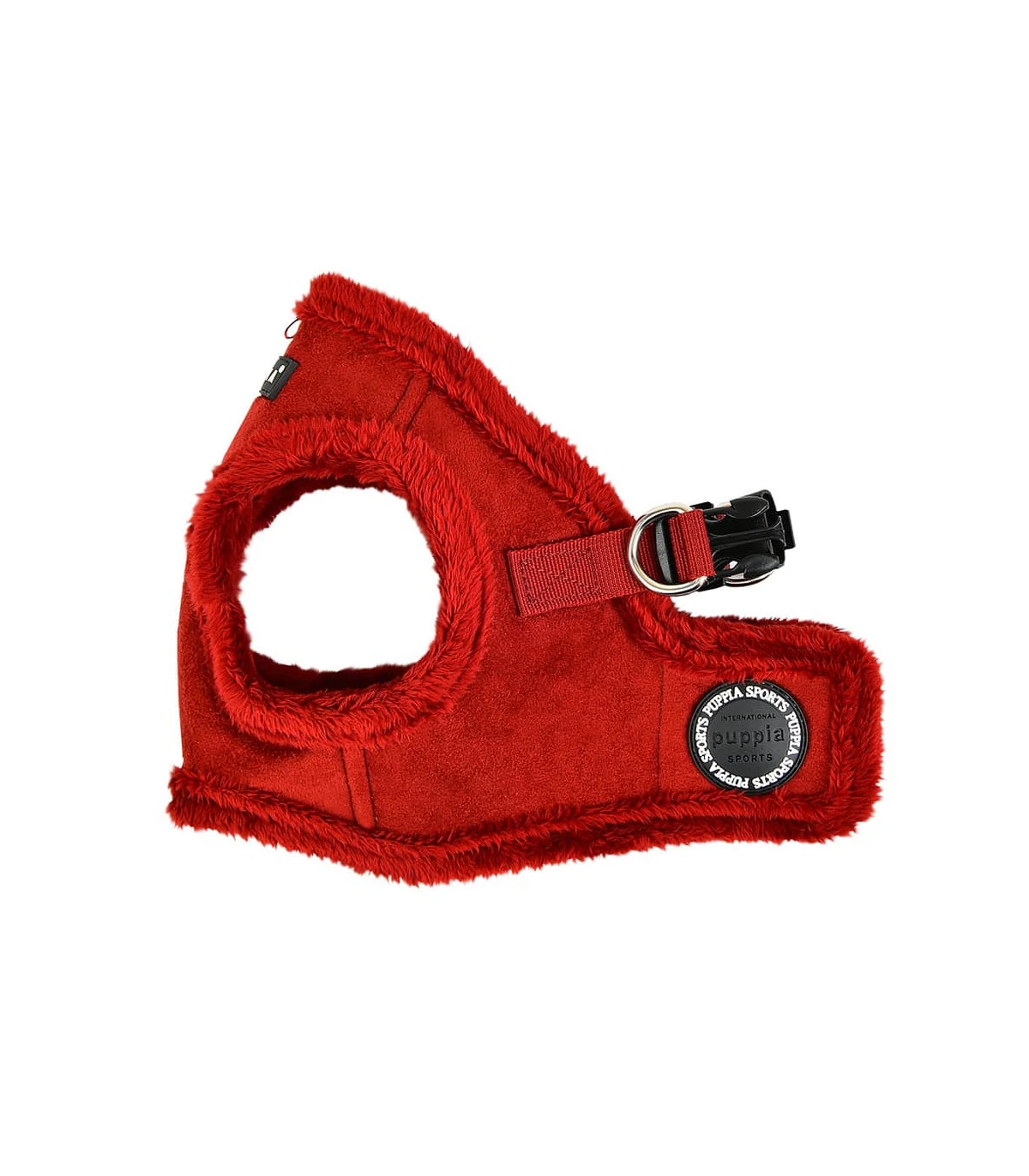 HB1661 Harnais Veste Fourré Façon Peau Peche Wine Puppia 2 HB1661 Harnais Veste Fourré Façon Peau Peche Wine Puppia – Image 2