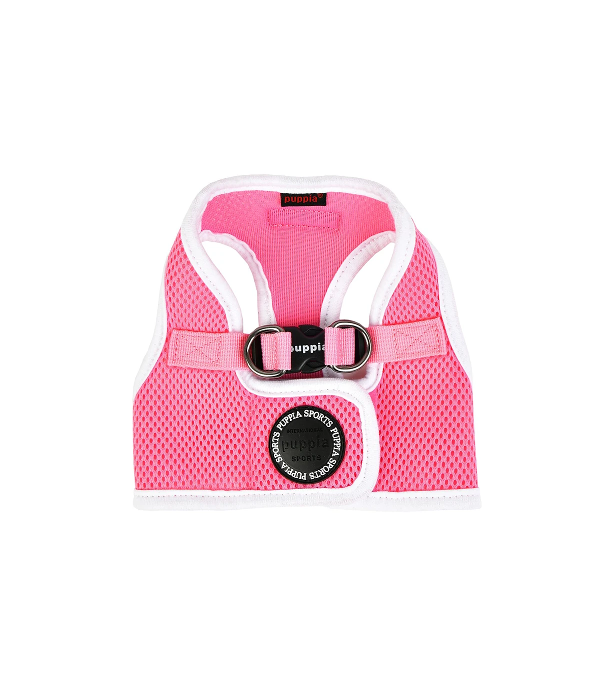 HB1770 Harnais Veste Respirante Bicolore Pink Puppia 1 HB1770 Harnais Veste Respirante Bicolore Pink Puppia