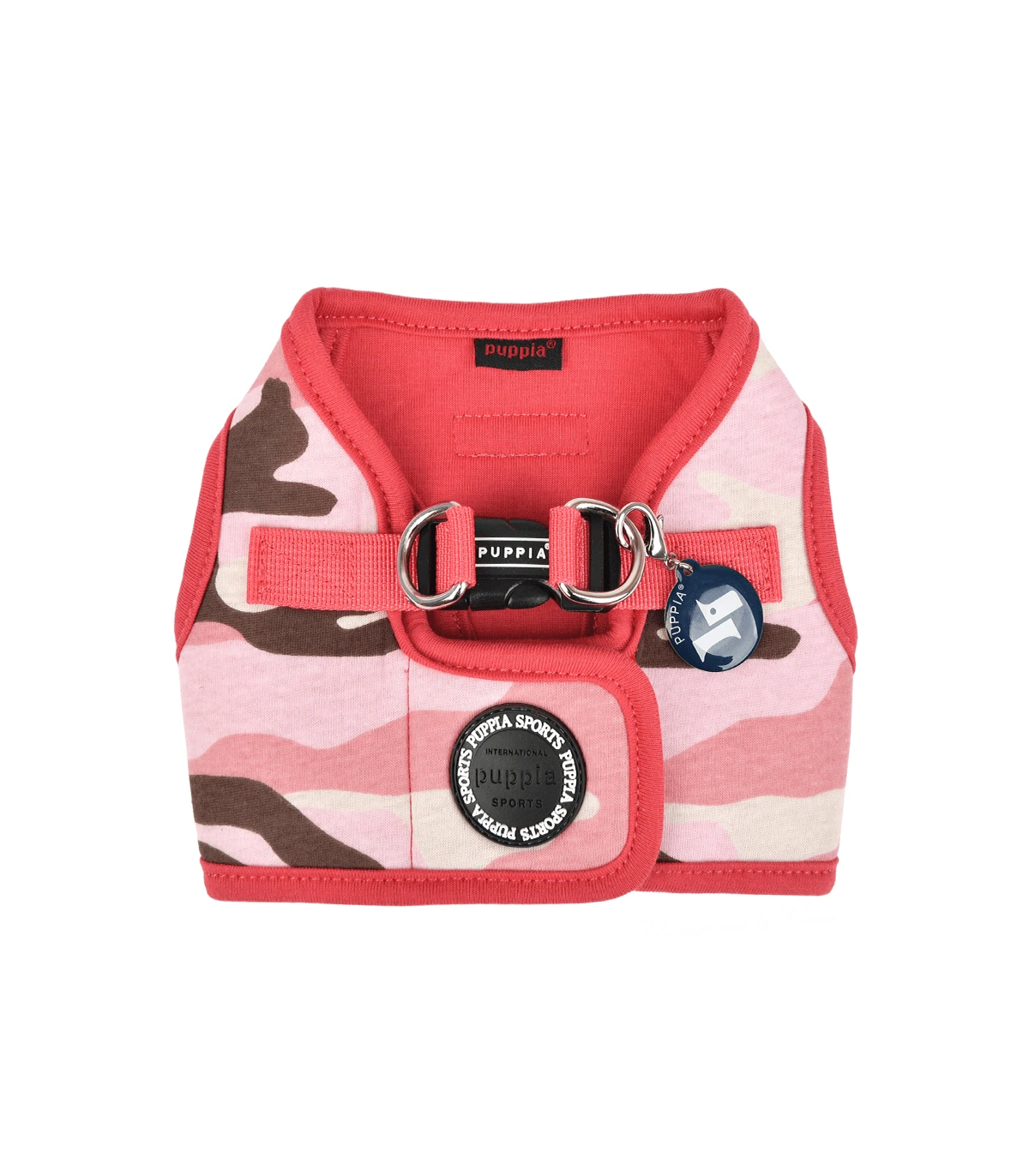 HB1906 Harnais Veste En Nylon Camouflage Rose Lance Puppia 1 HB1906 Harnais Veste En Nylon Camouflage Rose Lance Puppia