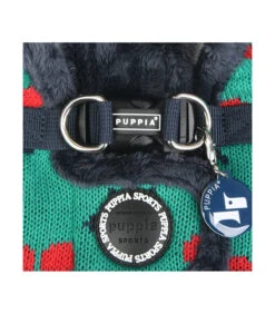 HB1925 Harnais Veste Fourré En Maille Et Cerise Navy Cheryl Puppia -Animaux Amour Promos Boutique hb1925 harnais veste fourre en maille et cerise navy cheryl puppia 4