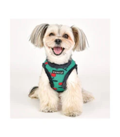 HB1925 Harnais Veste Fourré En Maille Et Cerise Navy Cheryl Puppia -Animaux Amour Promos Boutique hb1925 harnais veste fourre en maille et cerise navy cheryl puppia 6