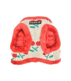 HB1925 Harnais Veste Fourré En Maille Et Cerise Red Cheryl Puppia -Animaux Amour Promos Boutique hb1925 harnais veste fourre en maille et cerise red cheryl puppia 2
