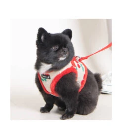 HB1925 Harnais Veste Fourré En Maille Et Cerise Red Cheryl Puppia -Animaux Amour Promos Boutique hb1925 harnais veste fourre en maille et cerise red cheryl puppia 8