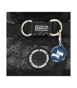 HB1933 Harnais Veste Fourré Motif Fleur Black Hepatica Puppia 11 HB1933 Harnais Veste Fourré Motif Fleur Black Hepatica Puppia -Animaux Amour Promos Boutique hb1933 harnais veste fourre motif fleur black hepatica puppia 2