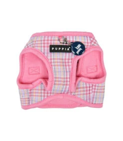 HB1965 Harnais Veste À Carreaux Rose Luke Puppia -Animaux Amour Promos Boutique hb1965 harnais veste a carreaux rose luke puppia 2