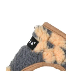 HB1975 Harnais Veste Doudou Façon Mouton Imprimé Fleurs Grises Et Beige Ren Puppia -Animaux Amour Promos Boutique hb1975 harnais veste doudou facon mouton imprime fleurs grises et beige ren puppia 6