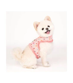 HJ7672 Harnais Veste Fourré En Tissu Coeur Merry Rose Pinkaholic -Animaux Amour Promos Boutique hb7672 harnais veste en tissu coeur merry rose pinkaholic 7