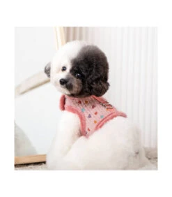 HJ7672 Harnais Veste Fourré En Tissu Coeur Merry Rose Pinkaholic -Animaux Amour Promos Boutique hb7672 harnais veste en tissu coeur merry rose pinkaholic 8