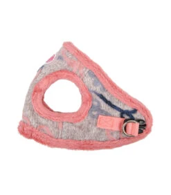 HB7723 Harnais Fourré En Lainage Rose Freesia Pinkaholic