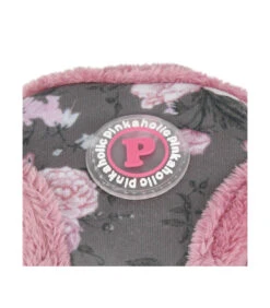 HB7726 Harnais Fourré Imprimé Fleuri Gris Calla Pinkaholic -Animaux Amour Promos Boutique hb7726 harnais fourre imprime fleuri gris calla pinkaholic 6