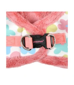 HB7731 Harnais Fourré Imprimé Année 70 Rose Heather Pinkaholic -Animaux Amour Promos Boutique hb7731 harnais fourre imprime annee 70 rose heather pinkaholic 6
