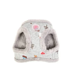 HB7678 Harnais Veste Fourré En Tissu Motif De Noel Eira Gris Pinkaholic -Animaux Amour Promos Boutique hbhb7678 harnais veste fourre en tissu motif de noel eira gris pinkaholic 2