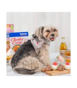 HB7678 Harnais Veste Fourré En Tissu Motif De Noel Eira Gris Pinkaholic -Animaux Amour Promos Boutique hbhb7678 harnais veste fourre en tissu motif de noel eira gris pinkaholic 7