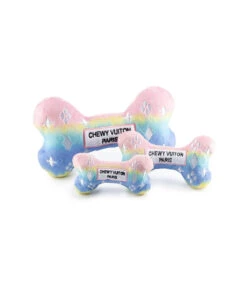 HDD-119 Jouet Os Chewy Monogramme Arc En Ciel Haute Diggity Dog