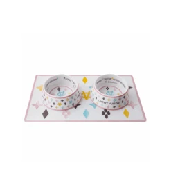 HDD-200 Gamelle White Chewy Vuiton Haute Diggity Dog -Animaux Amour Promos Boutique hdd 203 gamelle white chewy vuiton haute diggity dog 2