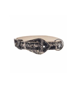 HI1043-PDP Collier Imprimé Carreaux Mokka Ferribiella