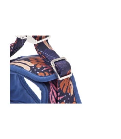HI1058-N Harnais En Tissu Réglable Imprimé Floral Noir Et Rose Kami Ferribiella -Animaux Amour Promos Boutique hi1058 n harnais en tissu reglable imprime floral noir et rose kami ferribiella 3