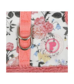 HJ7726 Harnais Veste Fourré Imprimé Fleuri Ivoire Calla Pinkaholic -Animaux Amour Promos Boutique hj7726 harnais veste fourre imprime fleuri ivoire calla pinkaholic 2