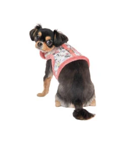 HJ7726 Harnais Veste Fourré Imprimé Fleuri Ivoire Calla Pinkaholic -Animaux Amour Promos Boutique hj7726 harnais veste fourre imprime fleuri ivoire calla pinkaholic 6