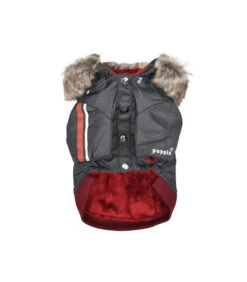 JM1852 Doudoune Fourré à Capuche Gris Fallon Puppia 5 JM1852 Doudoune Fourré à Capuche Gris Fallon Puppia -Animaux Amour Promos Boutique jm1852 doudoune fourre a capuche gris fallon puppia 2