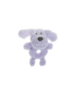 Jouet Doudou Tête De Chien Mauve Aux Huiles Essentielles Ring Puppy United Pets