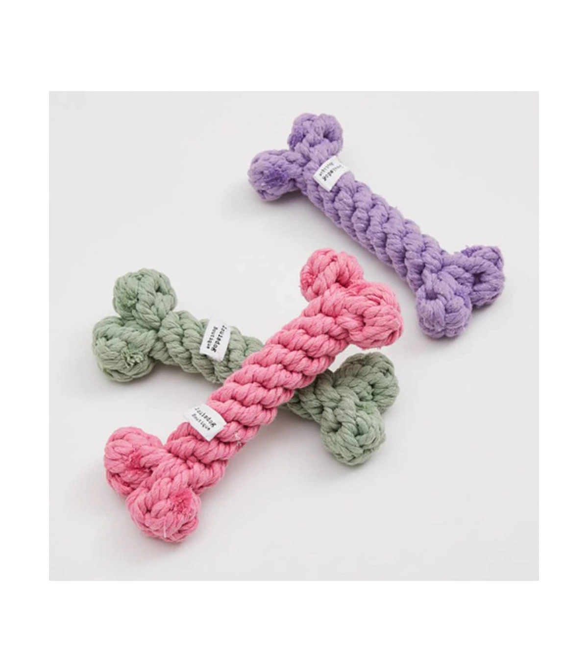 Jouet Os 100% Coton écologique Pour Dentition Louisdog 1 Jouet Os 100% Coton écologique Pour Dentition Louisdog