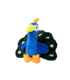 Jouet Peluche Paon Bruissant Peacock Freedog