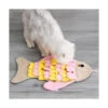 Jouet Tapis De Fouille Anti Ennui Poisson Avec Papier Bruissant Pour Chat Injoya