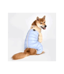 JP1675 Doudoune 4 Pattes Ultralight Beige/Bleu Puppia -Animaux Amour Promos Boutique jp1675 doudoune 4 pattes ultralight beigebleu puppia 7