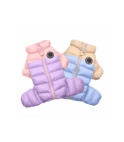 JP1675 Doudoune 4 Pattes Ultralight Beige/Bleu Puppia -Animaux Amour Promos Boutique jp1675 doudoune 4 pattes ultralight beigebleu puppia 8
